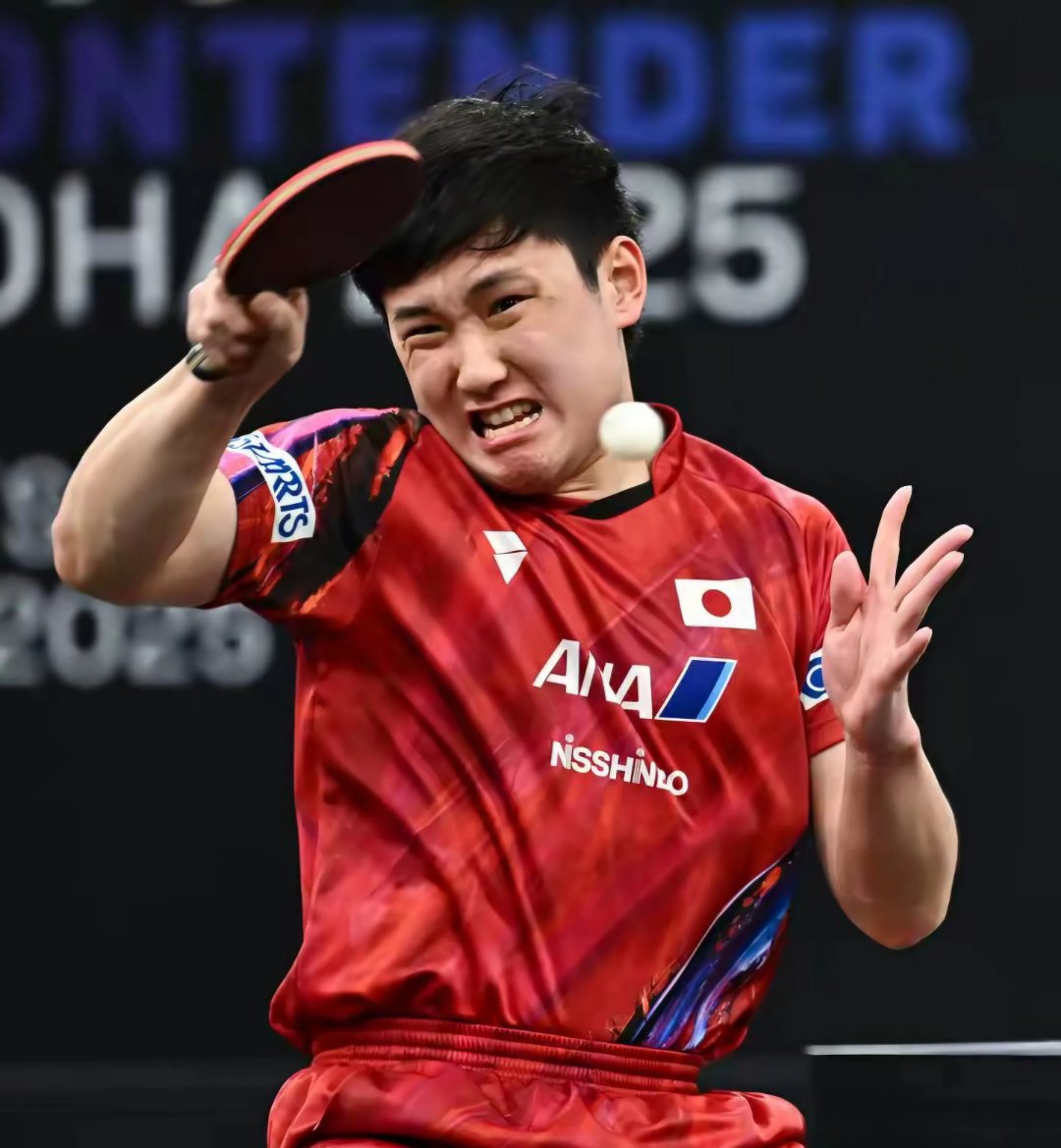 日本乒乓球队力克德国乒乓球队，张本智和制霸全场的简单介绍